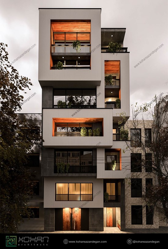 طراحی آپارتمان مدرن در ساری