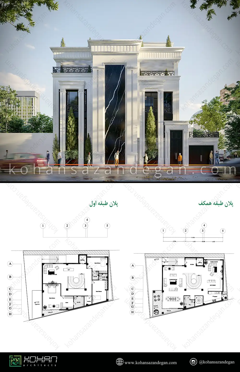 ساختمان ویلایی نئوکلاسیک