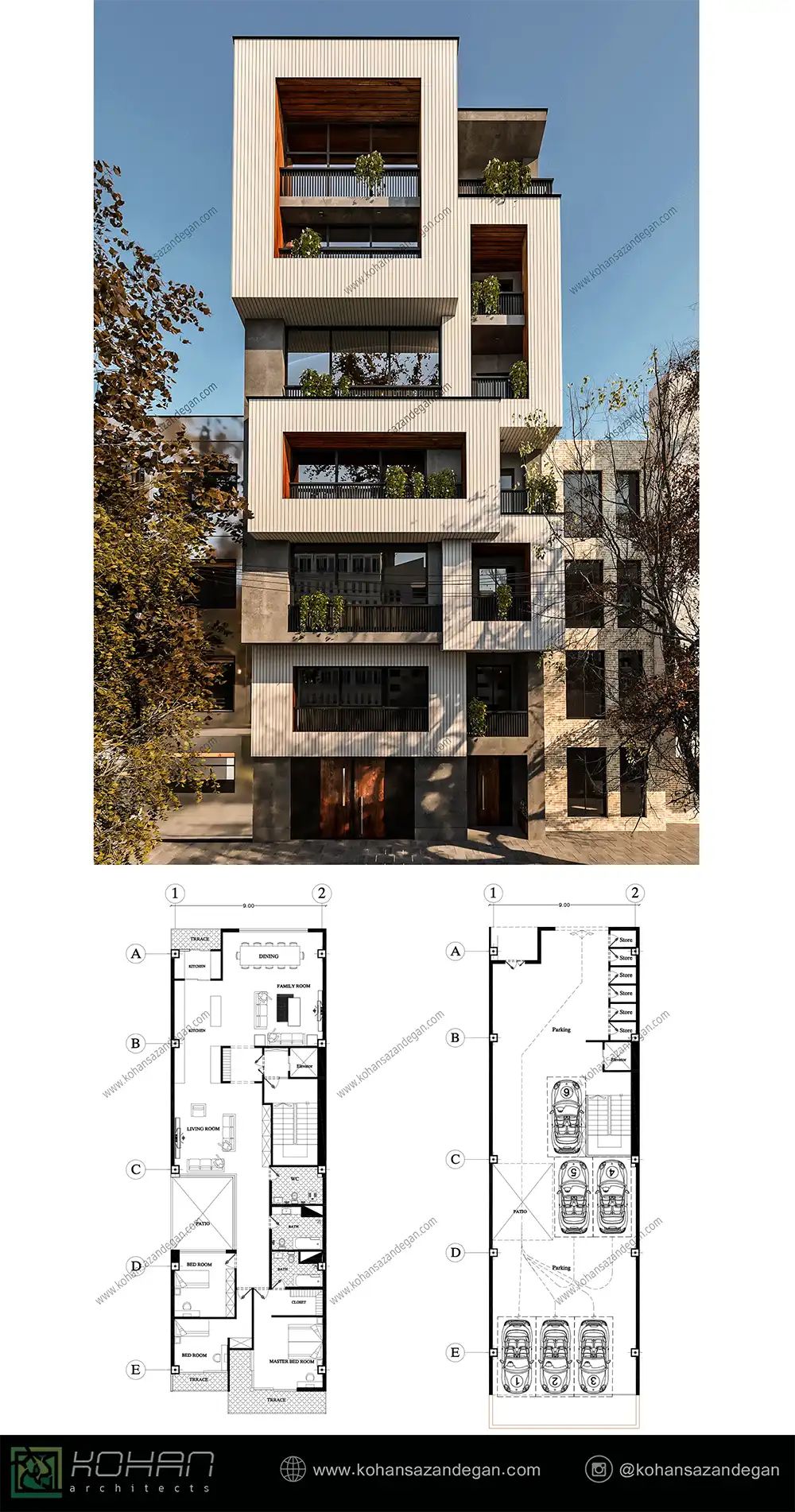طراحی پلان آپارتمان