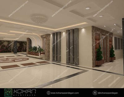 دکوراسیون داخلی ساختمان مسکونی بوستان 