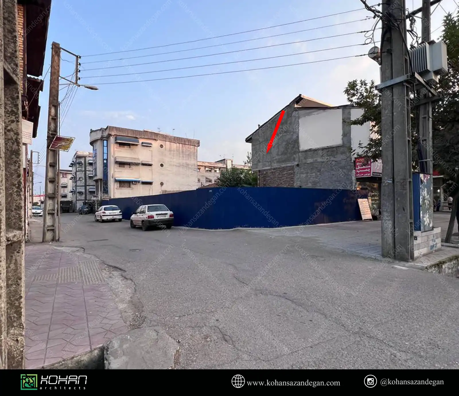 محل اجرای پروژه مجتمع تجاری تفریحی 