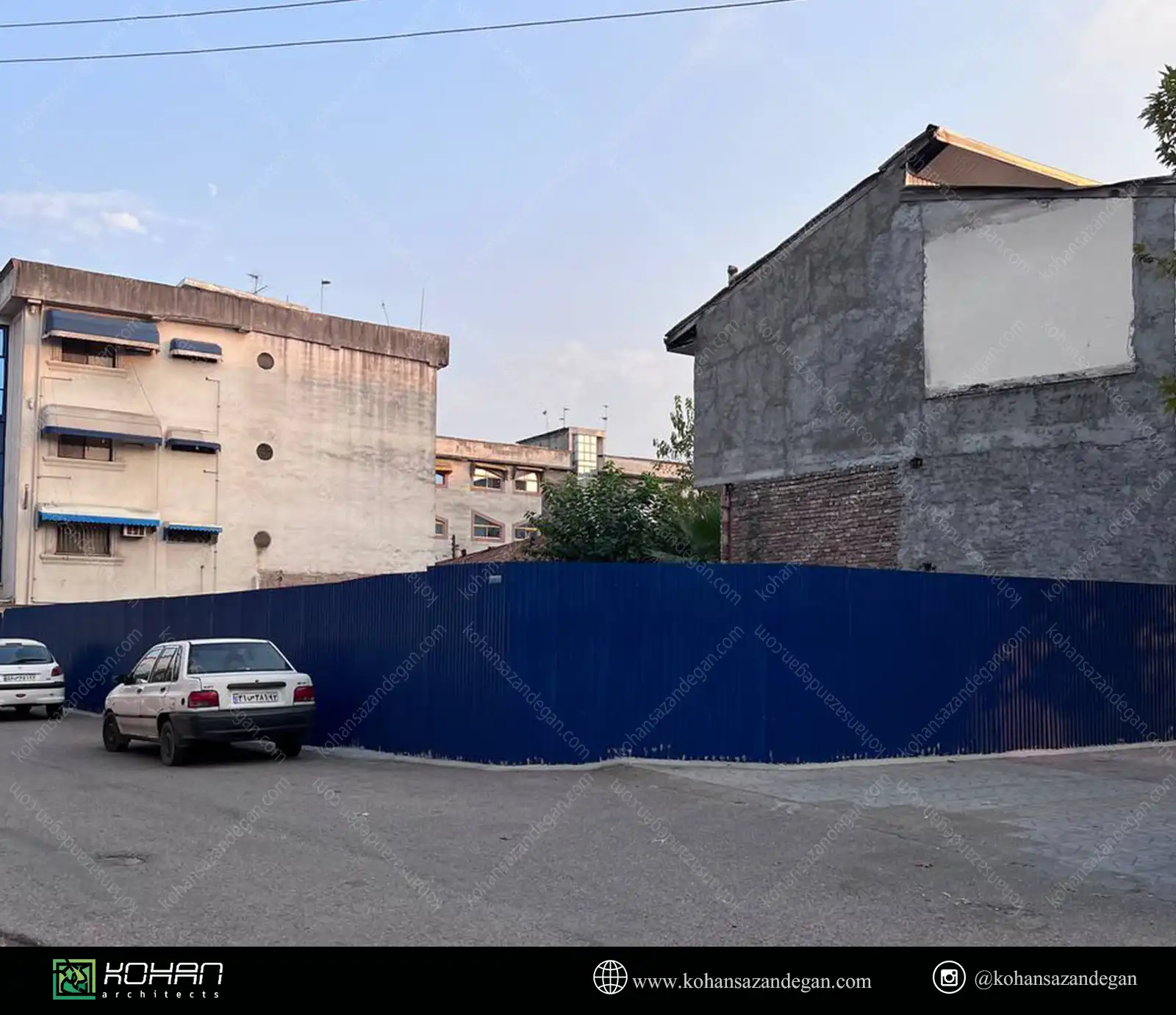 زمین برای اجرای پروژه تجاری 3 طبقه 