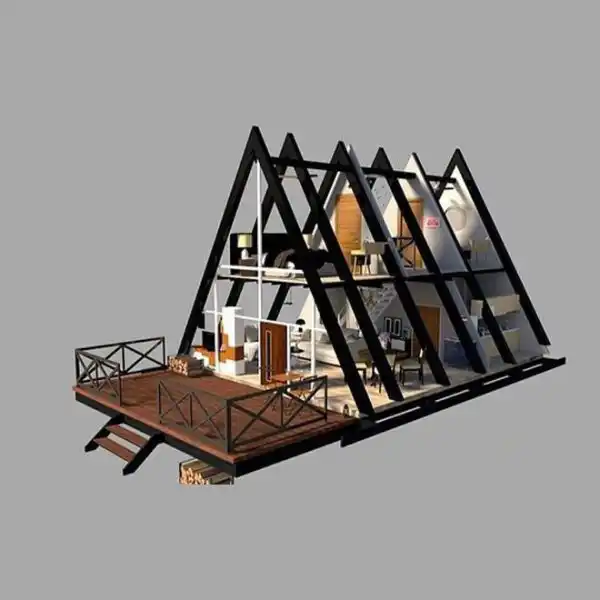 ساخت ویلای سوئیسی با اسکلت فلزی