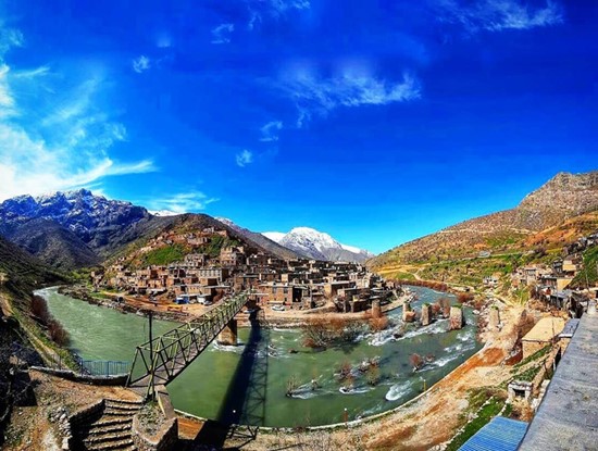 معماری روستای پالنگان