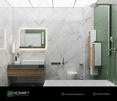 طراحی داخلی حمام و سرویس بهداشتی 