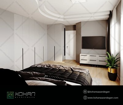 دکوراسیون داخلی اتاق خواب به سبک مدرن 