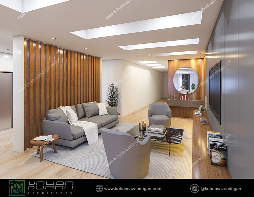 دیزاین و دکوراسیون داخلی آپارتمان در مازندران