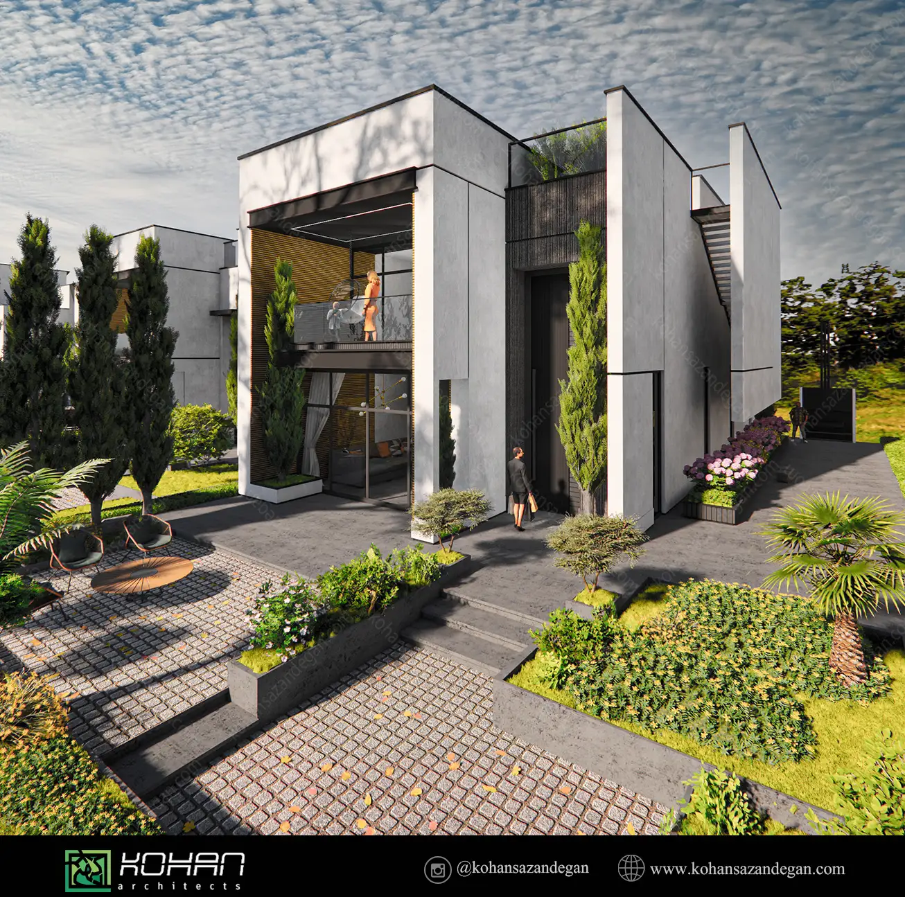 طراحی نقشه خانه ویلایی 320 متری 