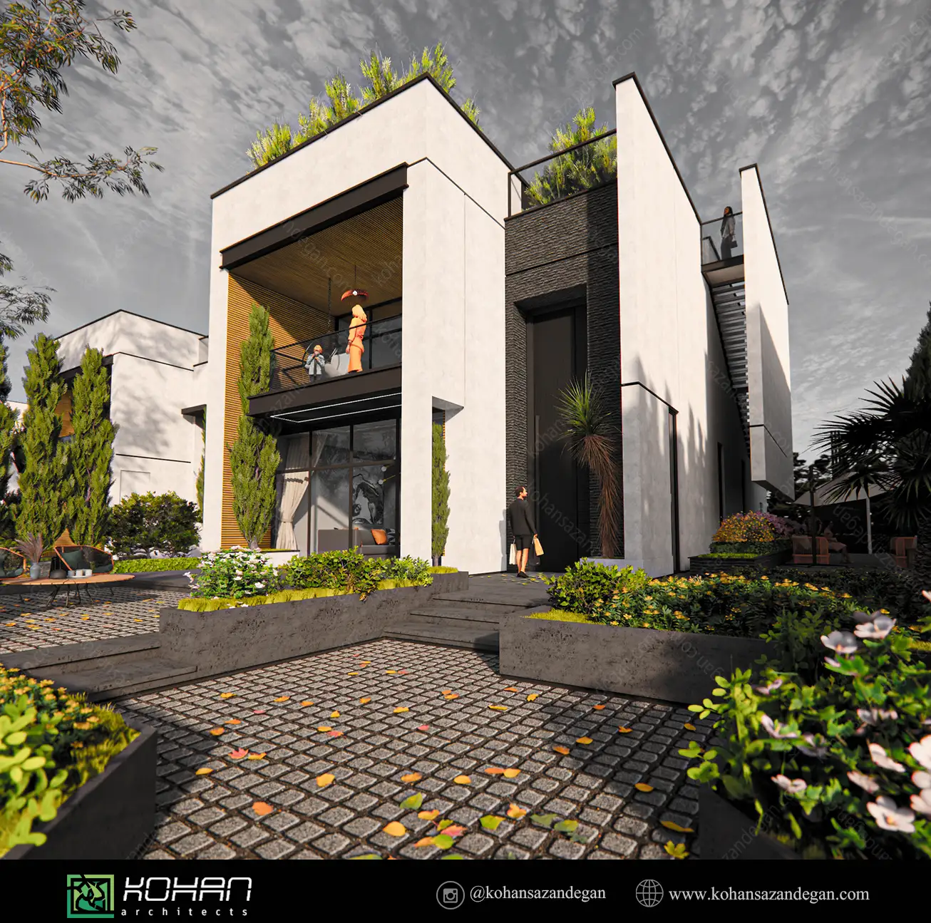 طراحی ویلا باغ 320 متری در نور 