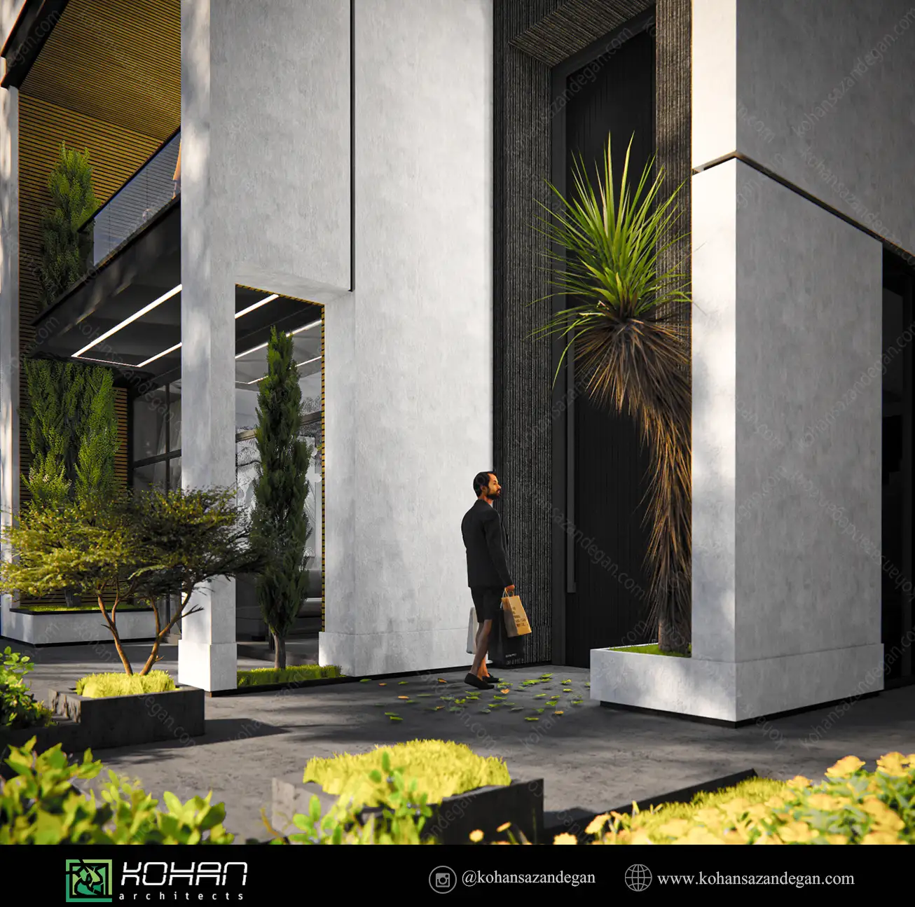 طراحی خانه باغ روستایی 320 متری 