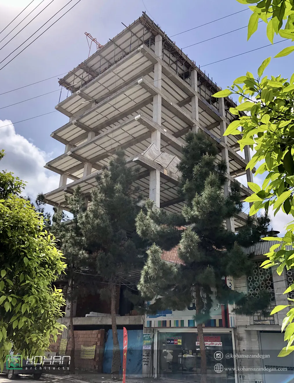 ساخت آپارتمان مسکونی در ساری 