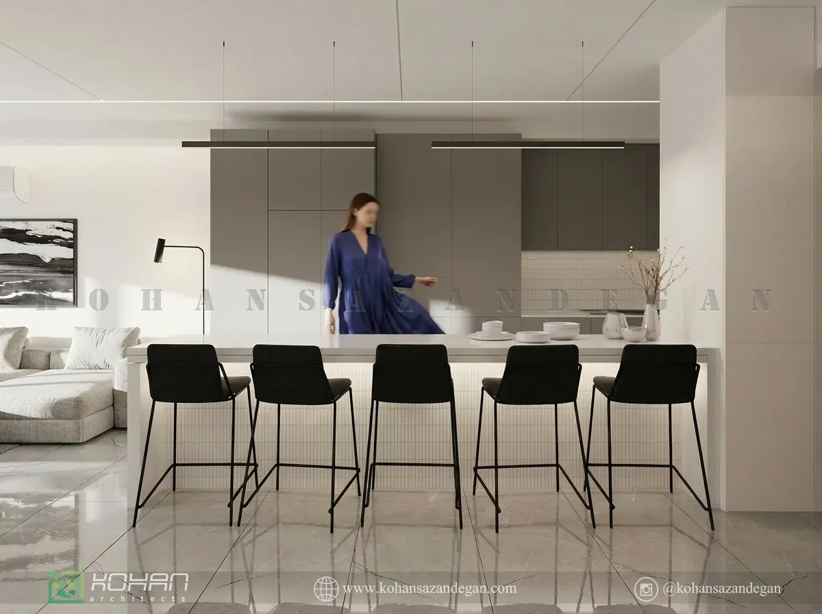 بازسازی و طراحی داخلی خانه در ساری 