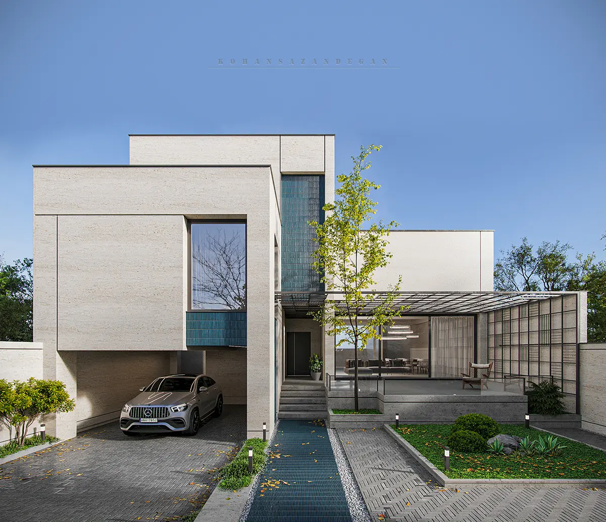 طراحی ویلای دوبلکس 280 متری لوکس در قائمشهر