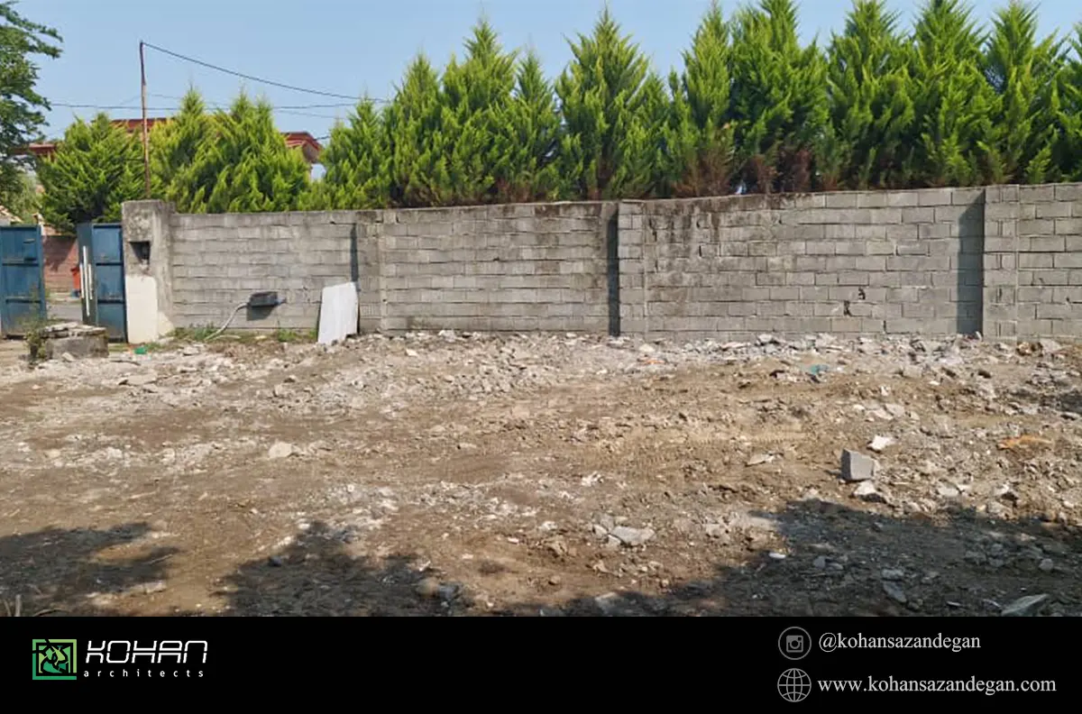 محل اجرای پروژه طراحی ویلا دوبلکس 