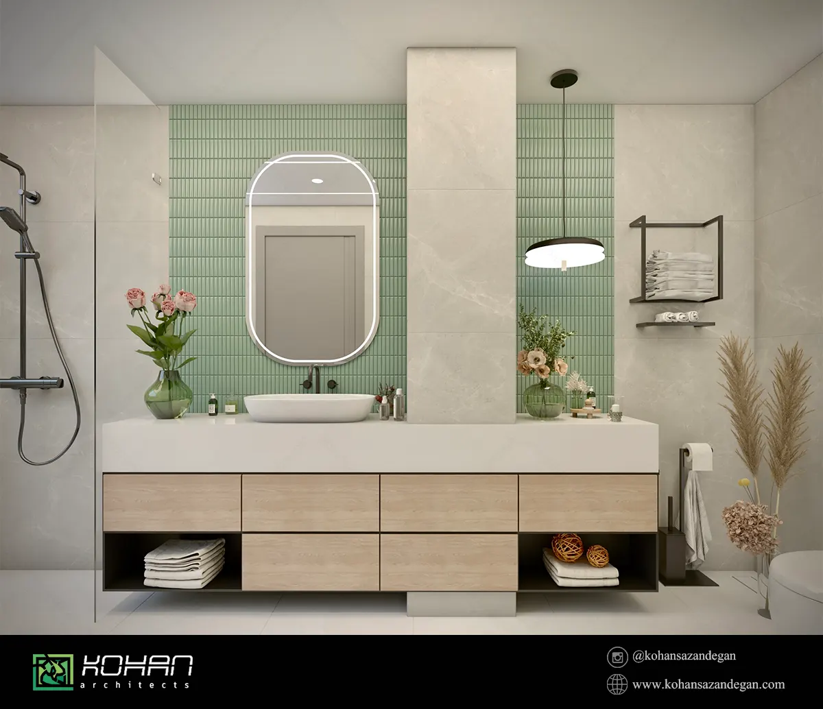 دکوراسیون حمام شیک 