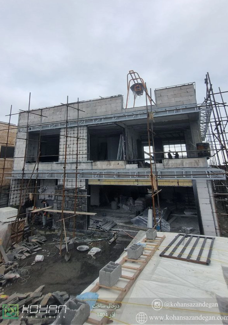 طراحی ویلای دوبلکس در رامسر 