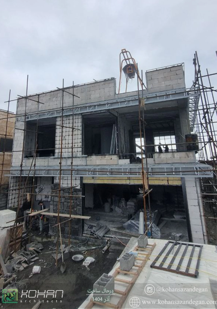 طراحی ویلای دوبلکس در رامسر 