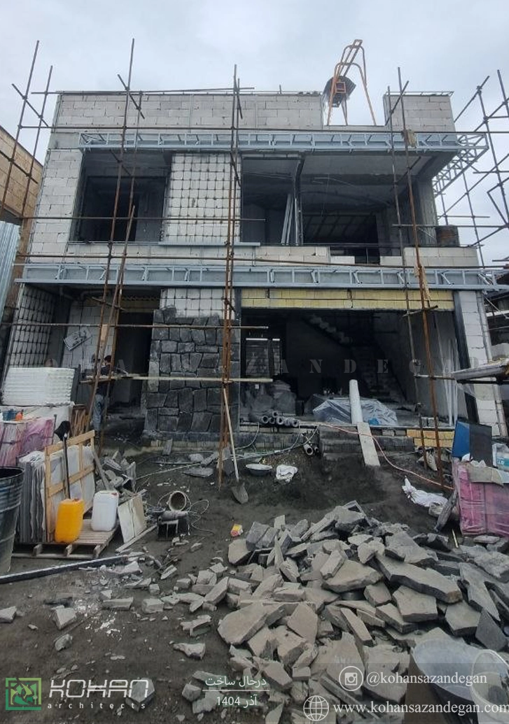 طراحی ویلای دوبلکس در رامسر 