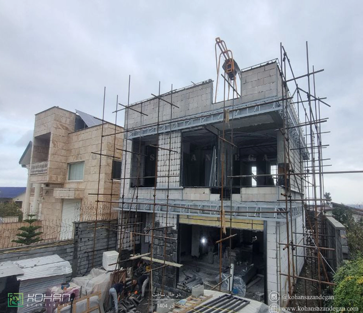 طراحی ویلای دوبلکس در رامسر 