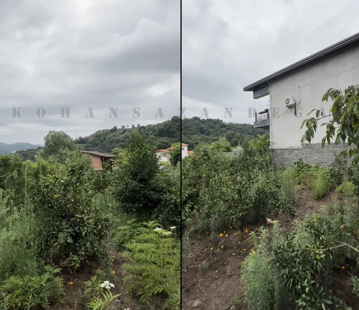 محل اجرای پروژه ویلایی تریبلکس در روستای شکتا 