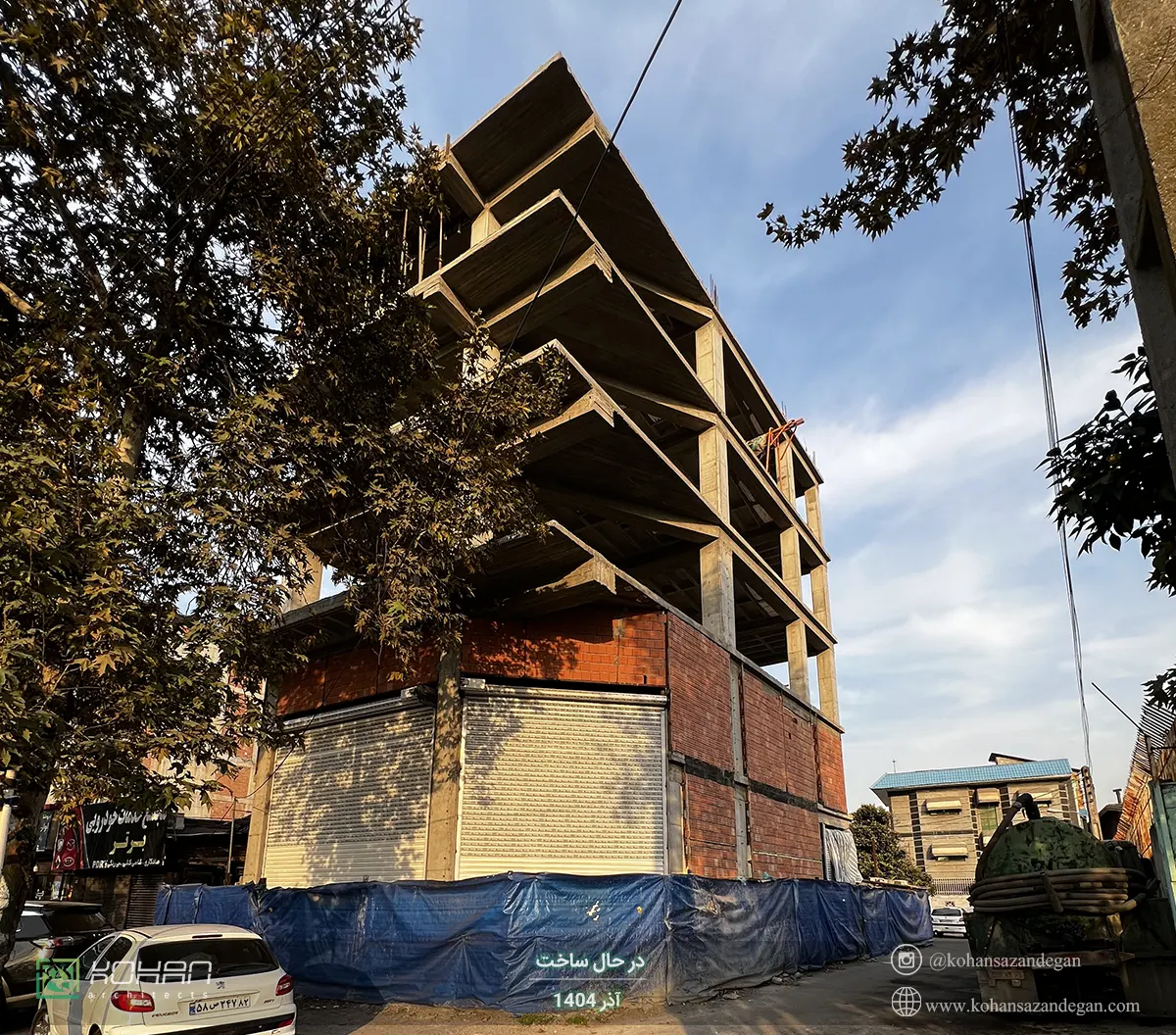 محل اجرای پروژه فروشگاه لوازم ساختمانی 