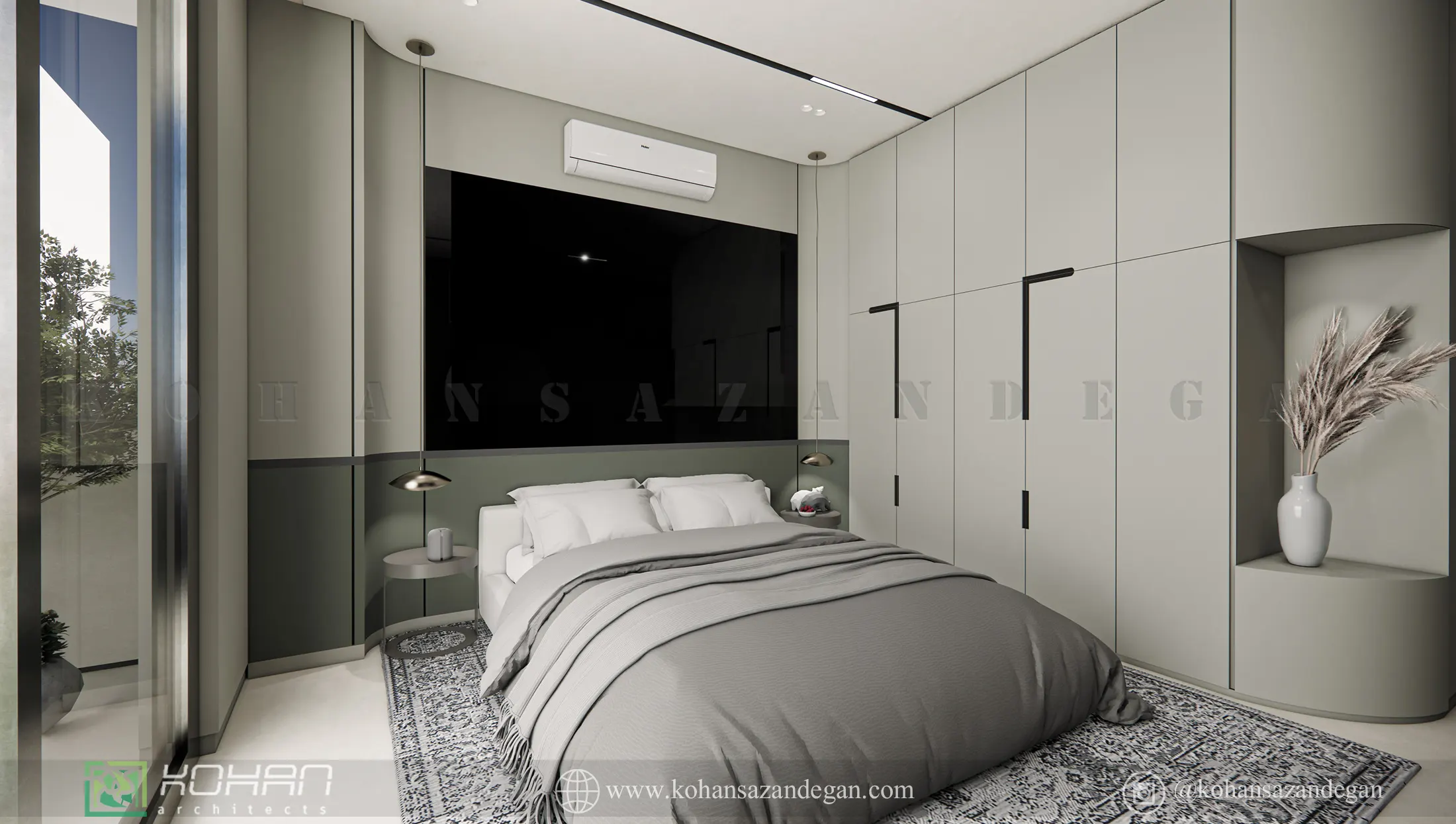 طراحی اتاق خواب مستر 