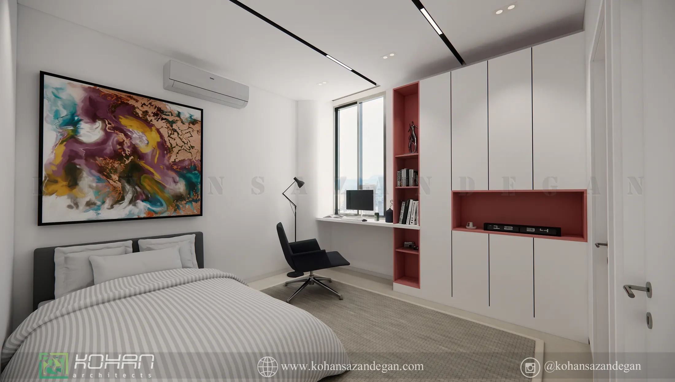 طراحی اتاق خواب مستر شیک 