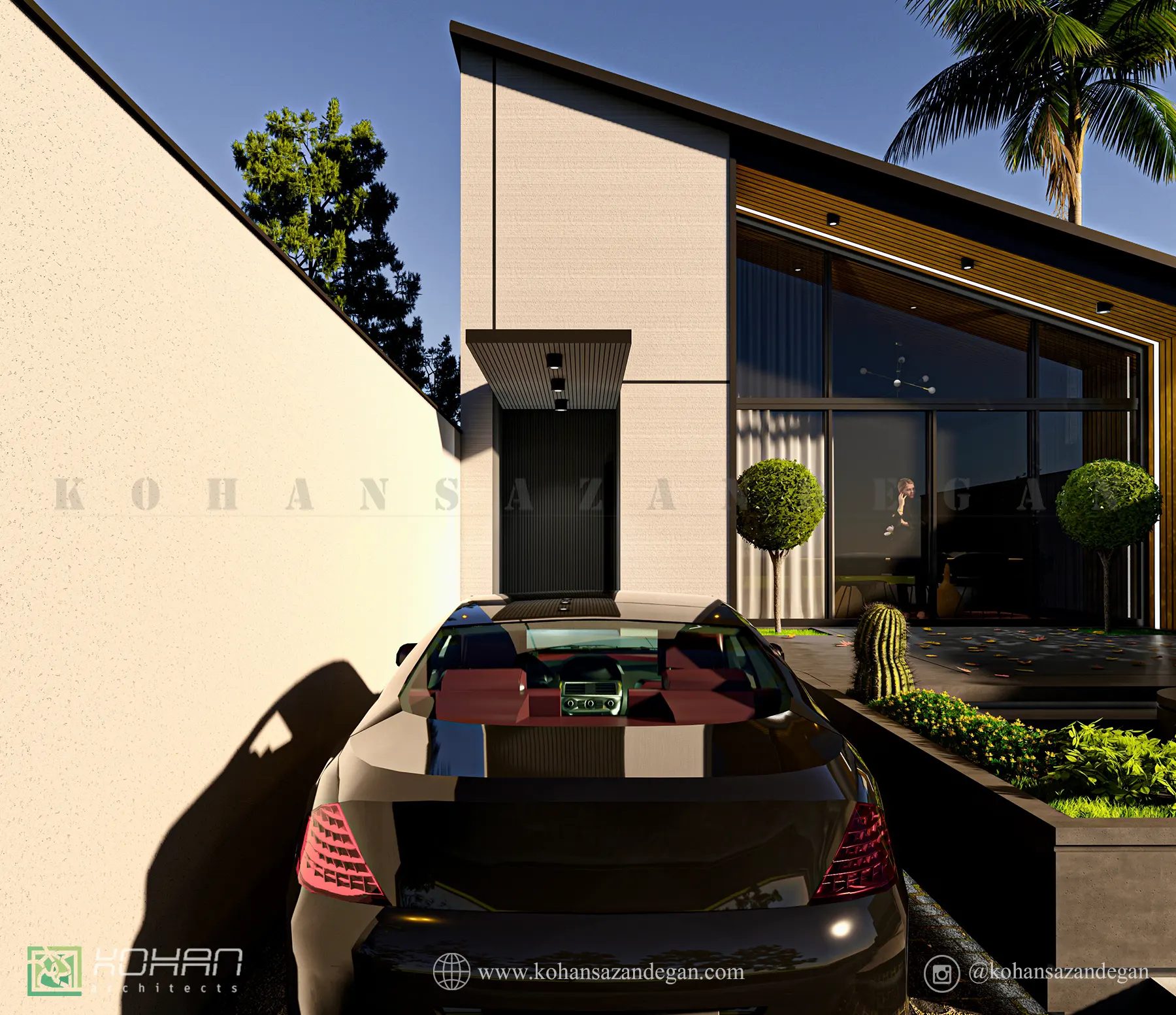 طراحی ویلا شهرکی در میاندورود ساری 