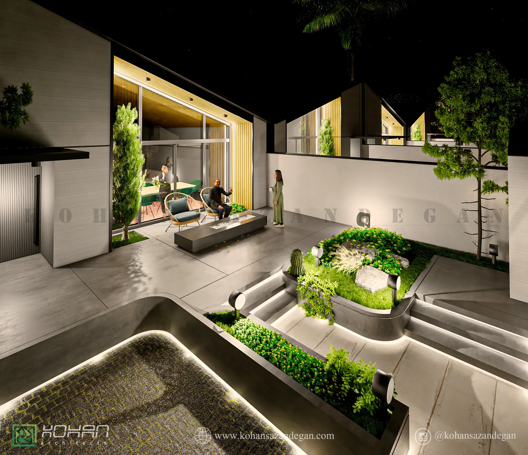 ویلای لوکس با طراحی تیپ شهرکی در میاندورود 