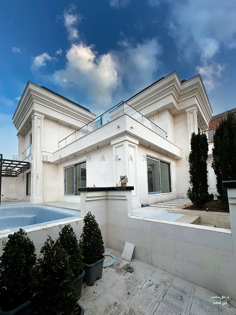 ساخت ویلا مینیمال لوکس در قائمشهر 