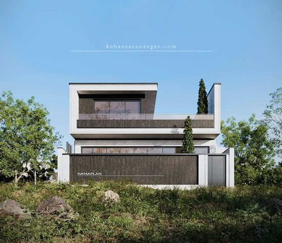 طراحی خانه دوبلکس مدرن در گرگان