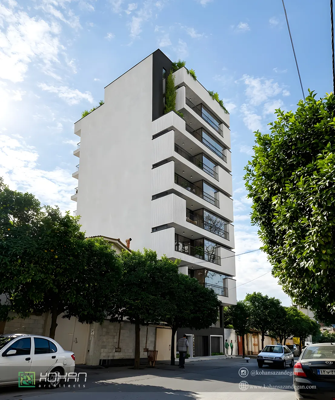 ساختمان مسکونی 8 طبقه در آمل 