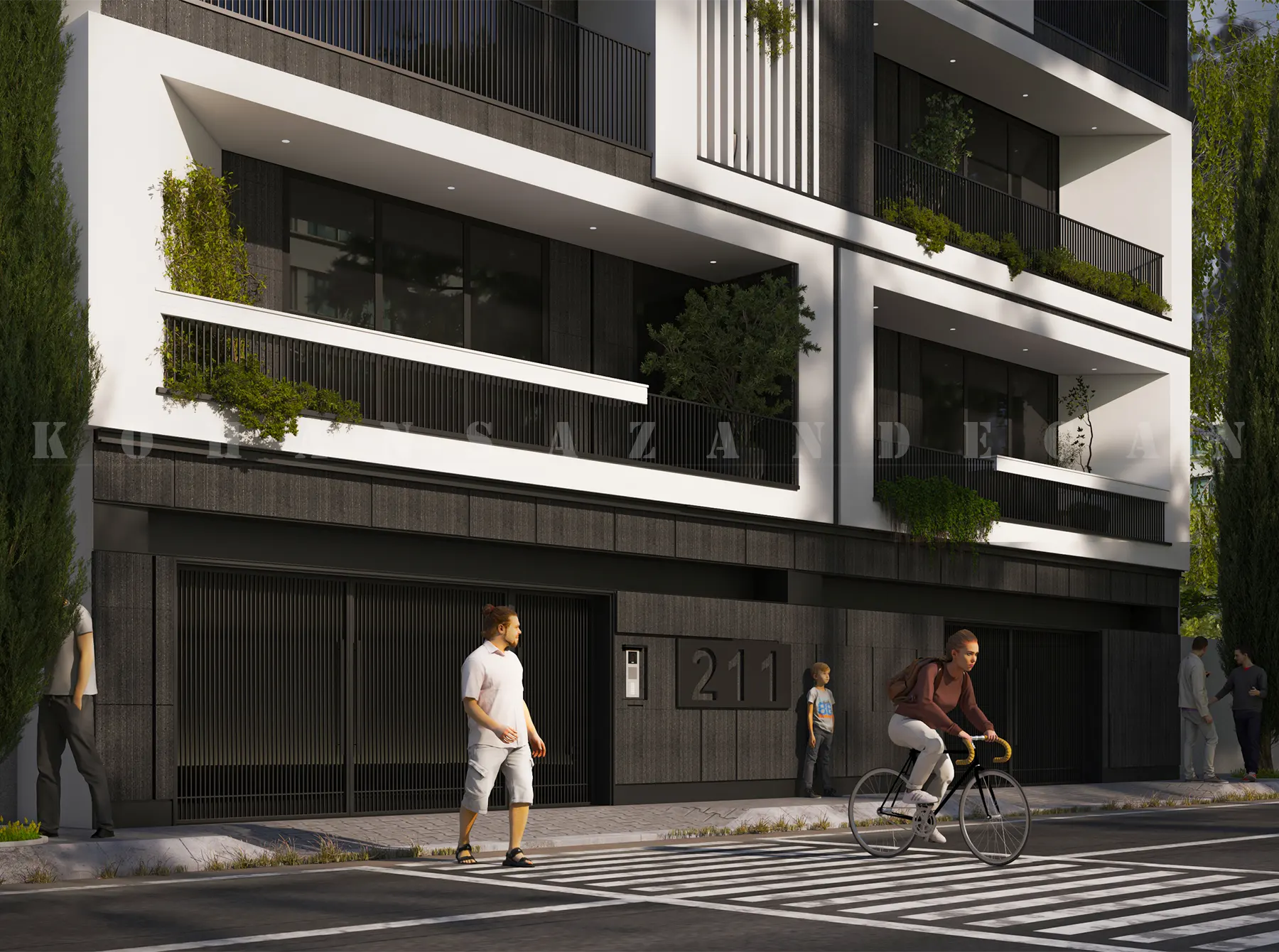 طراحی اپارتمان لوکس و مدرن در قائمشهر 