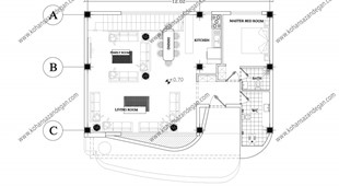 طراحی نقشه ویلای مدرن در یزد با رویکرد درونگرایی