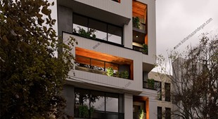 طراحی آپارتمان مدرن  6 طبقه در ساری
