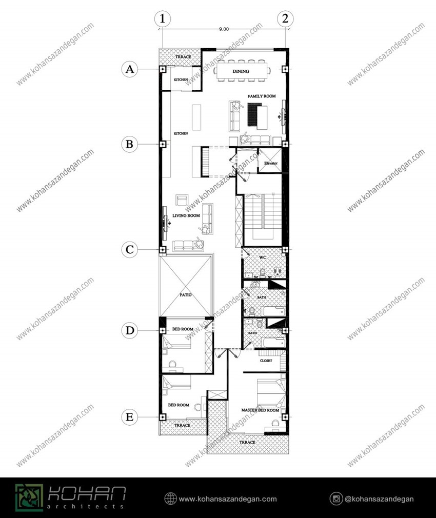 طراحی نقشه آپارتمان