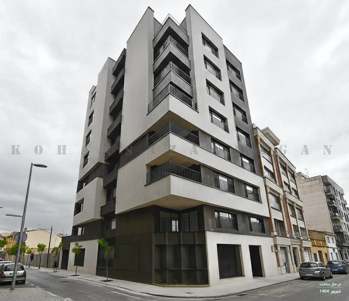 ساخت آپارتمان 7 طبقه در آمل 