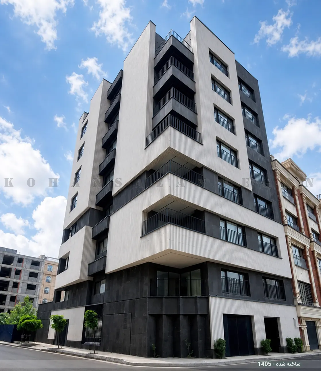 ساخت آپارتمان 7 طبقه | 3 اتاق خواب 