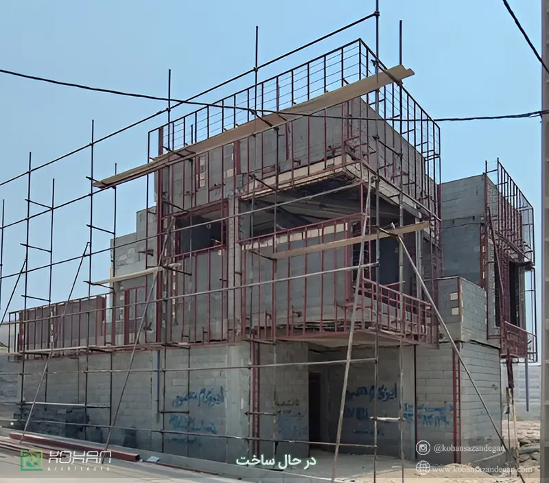 ساخت ویلا دوبلکس شیک در کنگان 