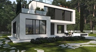 طراحی خانه ویلایی مدرن