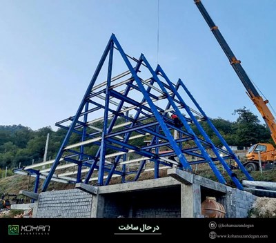 ساخت ویلا سوئیسی در جیجاد - مازندران 
