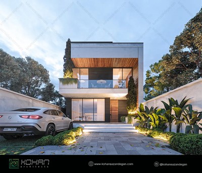 طراحی خانه ویلایی مدرن 