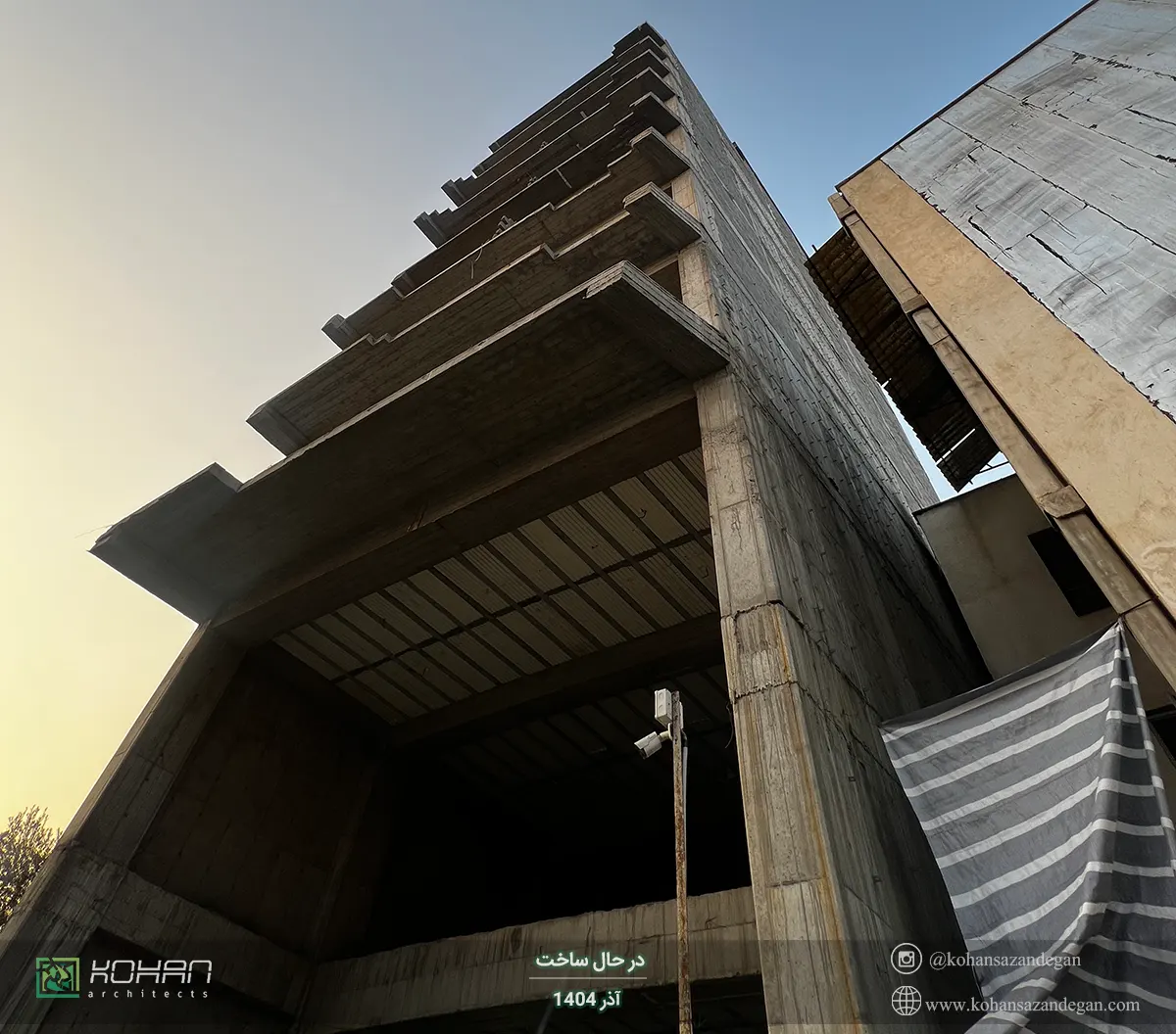 ساخت ساختمان تجاری اداری 10 طبقه 