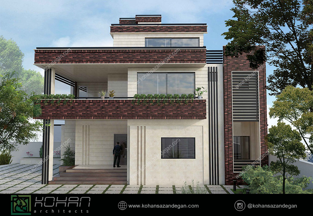 پروژهی ویلایی مدرن تریبلکس