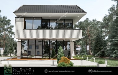 طراحی ویلا مدرن در مازندران 