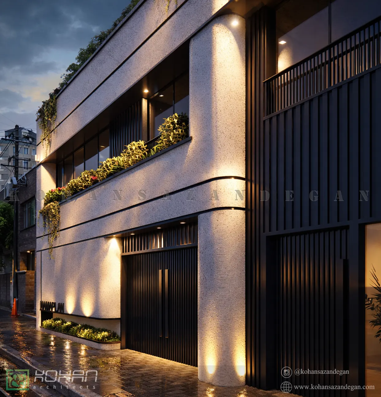 طراحی آپارتمان یک طبقه روی پیلوت در سرخرود 