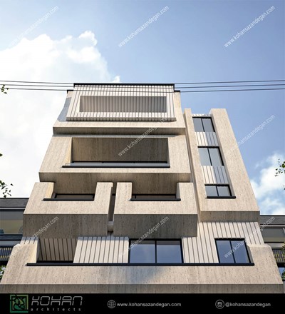 ساخت آپارتمان مسکونی با نمای مدرن در ساری 